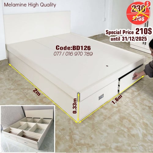 Bed 1.6mx2m High Quality