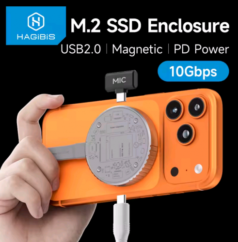 Hagibis Magnetic M.2 2230 NVMe SSD Enclosure