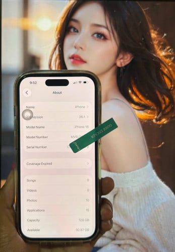 iPhone 15 98.99% 128G សុំណុំ