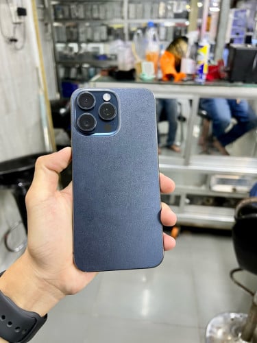 iPhone 15 pro max 512G ZP Sim2 eSIM សានុំស្រុីនណែន ថ្ម85% ស្ទើតួរ