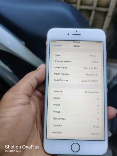 iPhone 6s plus no scan ប្រើបានធម្មតា