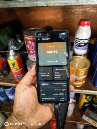 Oppo​ a3x​ 5g ram4 128 អត់កាមេរ៉ា