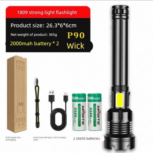 P90 Strong Light Flashlight