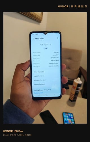 Samsung M12 sim2 ram4G 64G / zin/