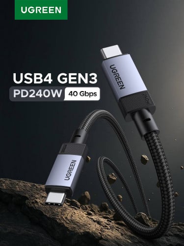 UGREEN USB4 Gen3 PD3.1 240W Space Gray 1m 65175
