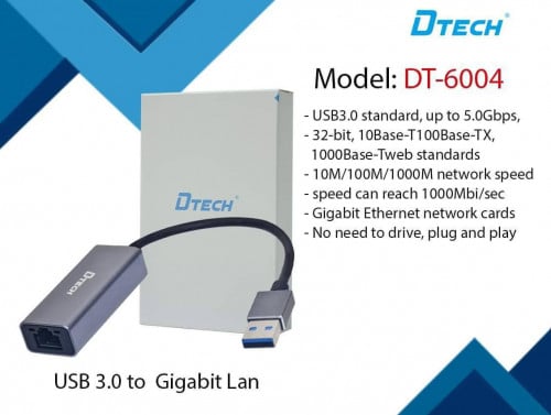 USB 3.0 to Gigabit Lan from DTECH