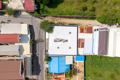 ដីកែងសម្រាប់លក់នៅចាក់អង្រែលើ, ជិតបុរីប៉េងហួត ៦០ម៉ែត្រ– $1,000/sqm💥