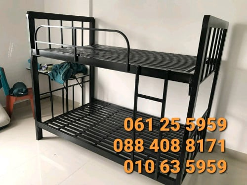 គ្រែ2ជាន់ខ្មៅ 1.0m x 2.0m