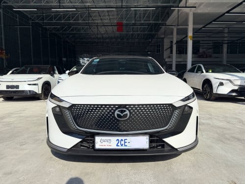 ✅រថយន្តនៅថ្មីស្អាត ទឹកថ្នាំហ្សុីនមួយជុំ ម្ចាស់ដើម ឯកសារគ្រប់ 🚘2025 MAZDA EZ-6 WHITE MAX ZHIZUN