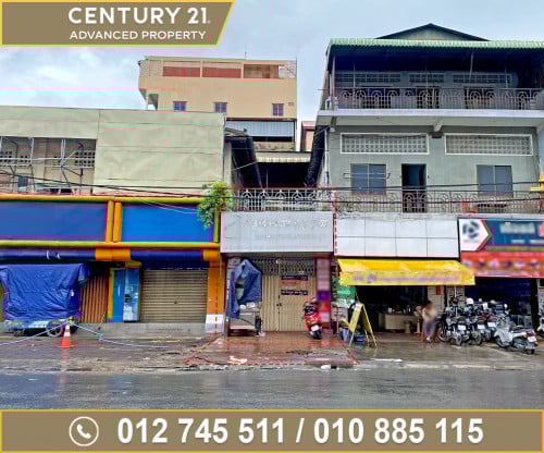 🏠 ផ្ទះអាជីវកម្ម សម្រាប់ជួល នៅជិតស្តុបទេពផន