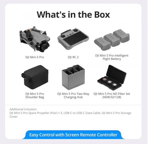 DJI Mini 5Pro Fly More Combo Plus
