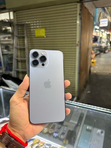 Iphone13pro max 128G LL sim2 eSIM ម៉ាសុីនស្រុីន ឆ្នូតអេក្រង់ចំហៀង