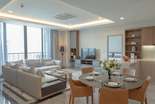 Luxury 3-Bedroom Apartment for Rent in BKK1 – 180sqm High Floor✨