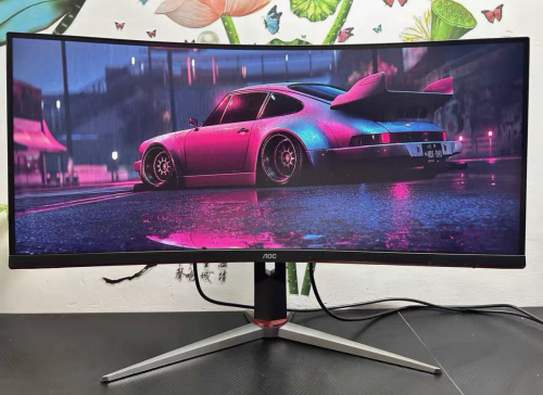 monitor 34inch ultrawide 4k 144hz va កោង 99% 210$