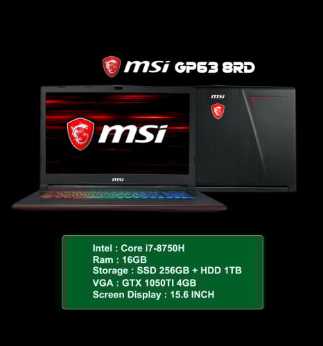 MSI GP63 8RD