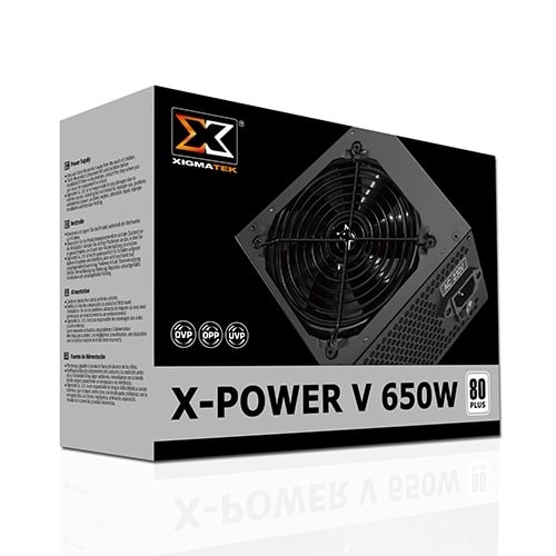 Power Supply XIGMATEX 650W ធានាស្អាត ប្រើបានធម្មតា