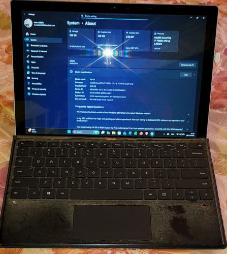 Sell Microsoft Surface Pro 5(2017)/ Core 7-7Gen/Ram:8G/SSD:256G/VGA: Iris Plus