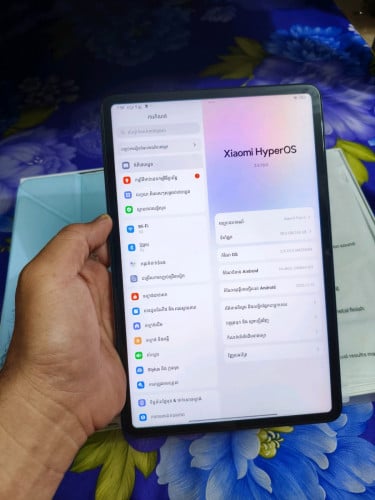 Sell Mipad 6 ក្រុមហ៊ុន 8+8 256G 99.99%ដូចថ្មី ថ្មកាន់ មានប្រអប់ឆ្នាំងសុីន