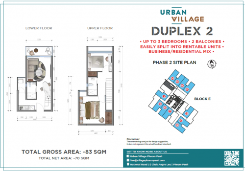 Super Cheap!!! High Floor Duplex 2 Bedrooms for Sale in Urban Village