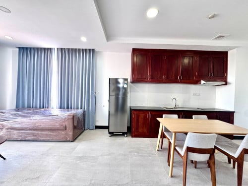 𝐅𝐨𝐫 𝐑𝐞𝐧𝐭: 1-Bedroom Apartment – Tunle Bassac, Near Bassac Lane