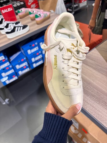 Authentic PUMA Club II Era - Alpine Snow/Rose Quartz/Gum - Size 36