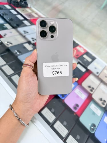 iPhone 15 Pro Max 256G LL/A Esim សំនុំហ្ស៊ីន មួយទឹកអាមេរិក