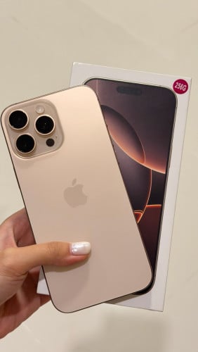 iPhone 16 pro max 256g ZA Dessert titanium