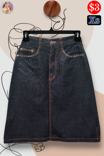 Jean Skirt Size Xs