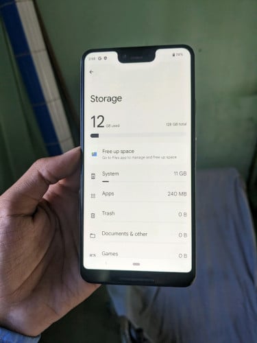 Pixel 3XL 128g អេក្រង់ដានតិច