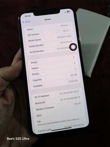 Xs Max 64g ពណ៍មាស