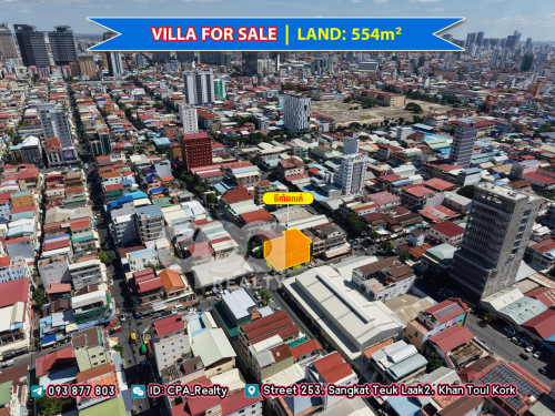 វីឡាលក់ ជិតស្តុបទេពផន