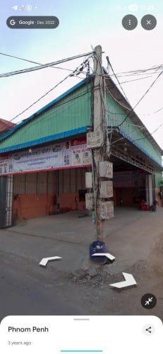 ដីកែងលក់ម្ចាស់ផ្ទាល់ ទីតាំងជិតផ្លូវហាណូយ និង ផ្លូវមហាវិថីសហព័ន្ធរុស្សី សង្កាត់ភំ្នពេញថី្ម