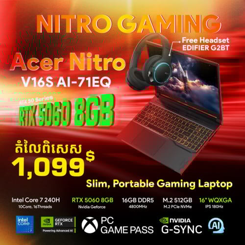 𝐀𝐜𝐞𝐫 𝟏𝟔" 𝐍𝐢𝐭𝐫𝐨 𝐕 𝟏𝟔𝐒 𝐀𝐈 𝐆𝐚𝐦𝐢𝐧𝐠