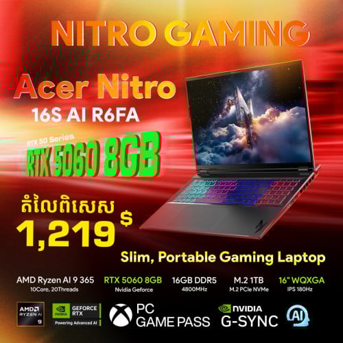 𝐍𝐄𝐖 𝐀𝐜𝐞𝐫 𝟏𝟔" 𝐍𝐢𝐭𝐫𝐨 𝐕 𝟏𝟔𝐒 𝐀𝐈 𝐑𝟔𝐅𝐀