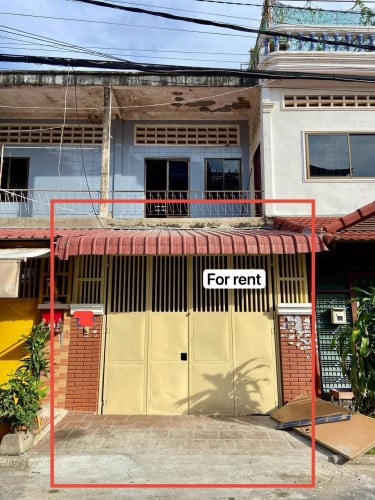 ផ្ទះសម្រាប់ជួល រកស៊ីបាននៅសង្កាត់បឹងកេងកងបី   | Shop house for rent at BKK 3