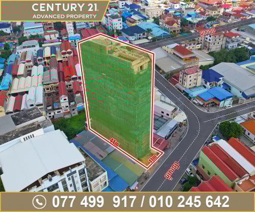 🏘 អគារ (15ជាន់) នៅលើផ្លូវធំសឡា ត្រូវការលក់បន្ទាន់ខ្លាំង