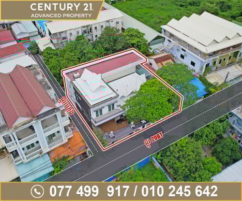 🏘 ផ្ទះវីឡា (កែង) នៅជិតផ្លូវធំ371 និងផ្សារប៉េសេ ត្រូវការលក់បន្ទាន់ខ្លាំង ​