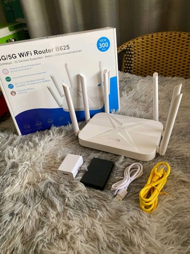 4G 5G Router អង់តែន6 WiFi 6 ចាប់សេវាល្អ អាចប្រើដោតភ្លើងក៏បានប្រើថ្មក៏បាន