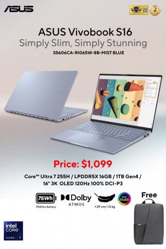 ASUS VivoBook S16 OLED | S5606CA  ( ** Price can talk)