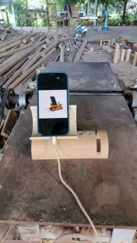 Bamboo Phone holder