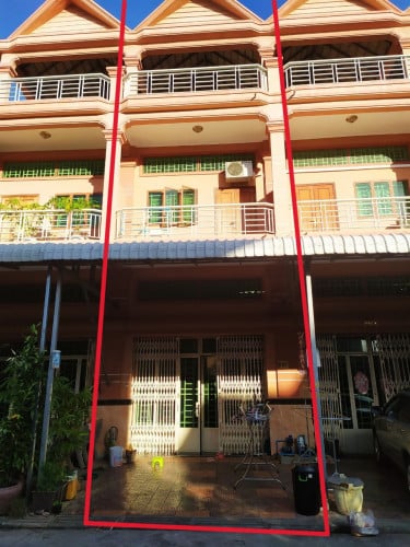 Flat House for Rent - Borey Rith (ទល់មុខ City Golf)