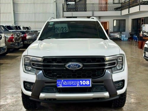 Ford Ranger 2023Wildtrak full option ចូលតាមក្រុមហ៊ុន ford ថ្នាំសុីន100%