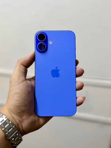 iPhone 16 Plus Color Ultramarine មួយទឹក 128G លុកសុីម (ប្រើបានសុីម2)