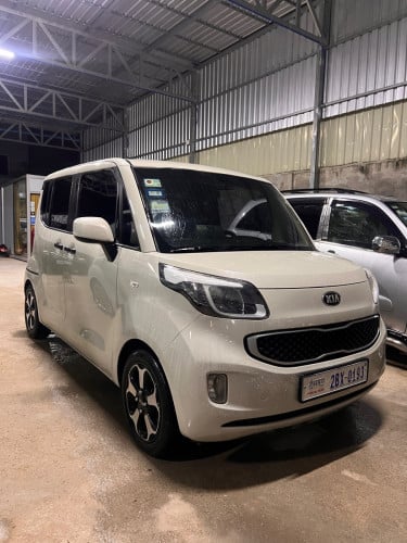 Kia Ray ឆ្នាំ2016 ឡានស្អាតធានាឡានមូលអត់បុកប៉ះ ច្រេះស្ងោរប្តូរពណ៌ ម៉ាសុីនប្រអប់លេខ