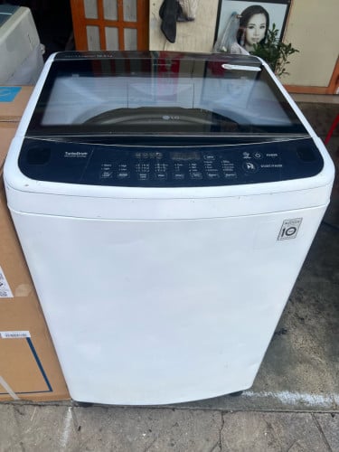 LG Smart inverter 10,5 Kg ១ទឹកក្រុមហ៊ុនសុិនសុីភ្លើងតិចពូតស្ងាត់