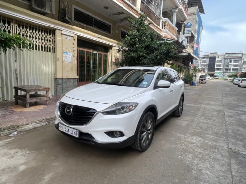 Mazda CX-9 year 2014 Full option បើកដំបូល កៅអី3ជួរ