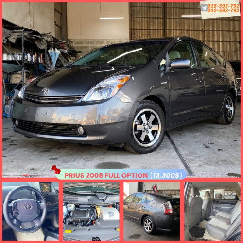 Prius 08 Full option   សូមចុចលីងតេលេក្រាមខាងក្រោមមើលរូបភាពបន្ថែម