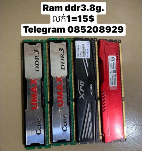 Ram ddr3.8g