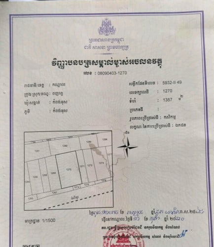 ដីលក់(ប្លង់រឹង)