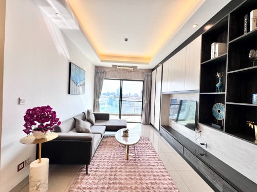 𝐅𝐨𝐫 𝐑𝐞𝐧𝐭: 1-Bedroom Apartment – Sky Tree Condo, Toul Kork